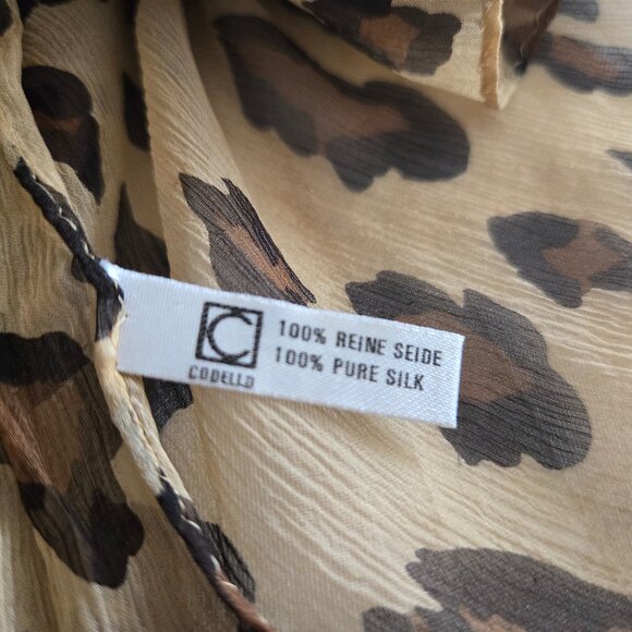 100% Codello Silk Scarf Long Rectangular -  Like new. - Picture 2 of 3